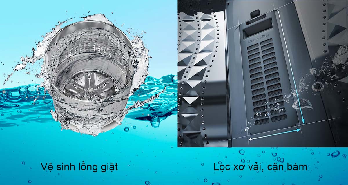 Máy giặt Samsung Inverter 9.5 Kg WA95CG4545BDSV