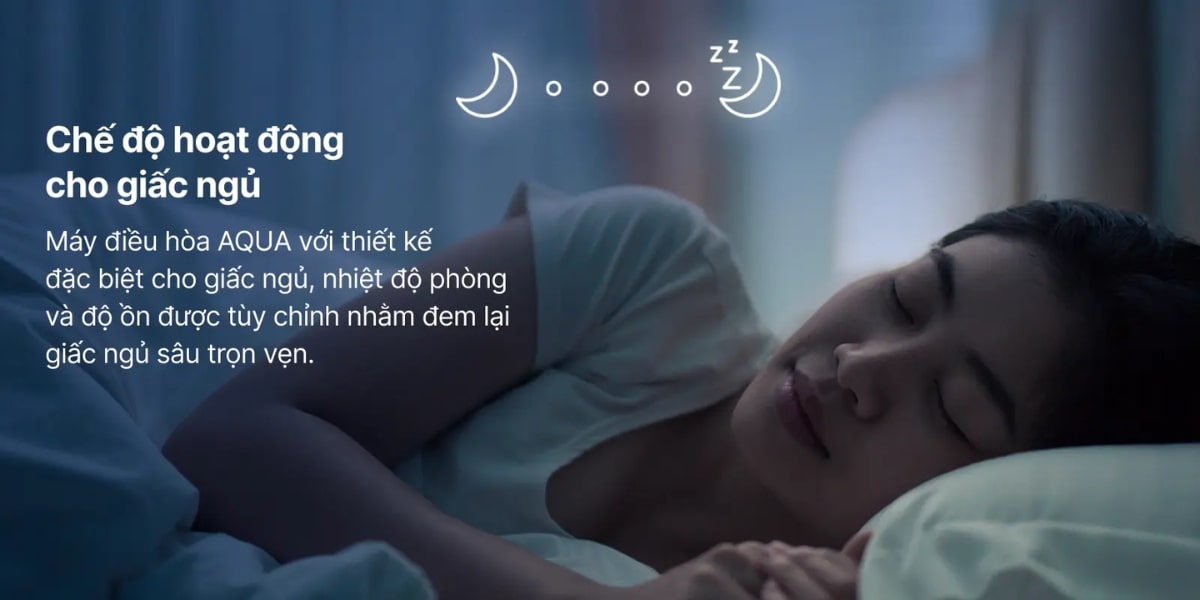Chế độ Sleep mang lại giấc ngủ an lành
