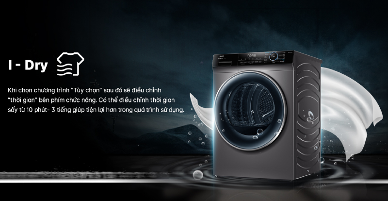 Công nghệ I-Dry trên máy sấy AQUA