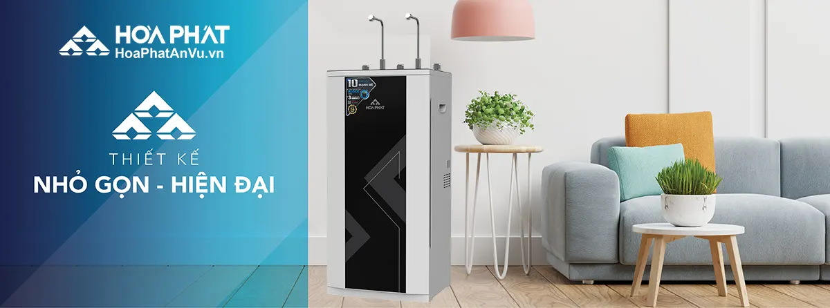 Máy lọc nước RO nóng nguội lạnh Hòa Phát HPN638