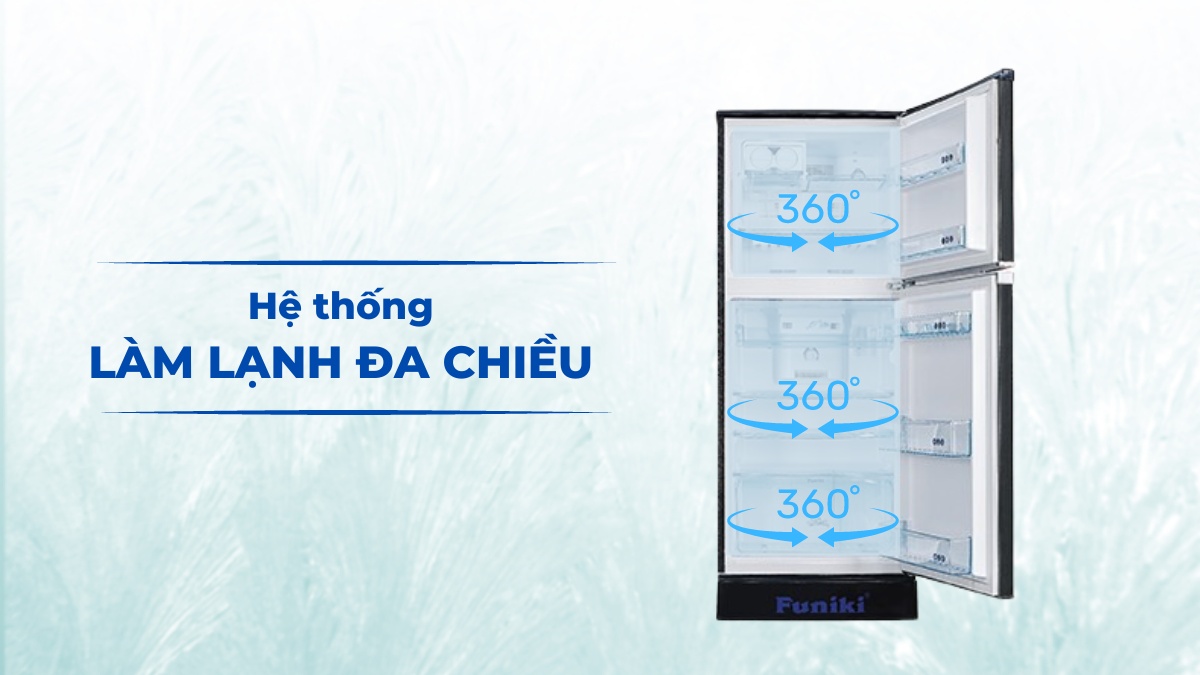Công nghệ làm lạnh đa chiều giúp bảo quản thực phẩm tốt hơn