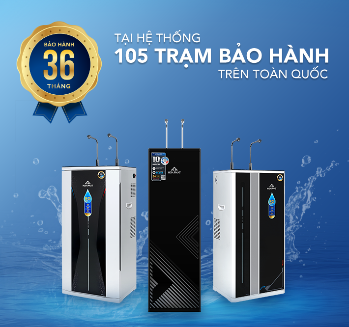 Máy lọc nước RO nóng nguội lạnh Hòa Phát HPN656