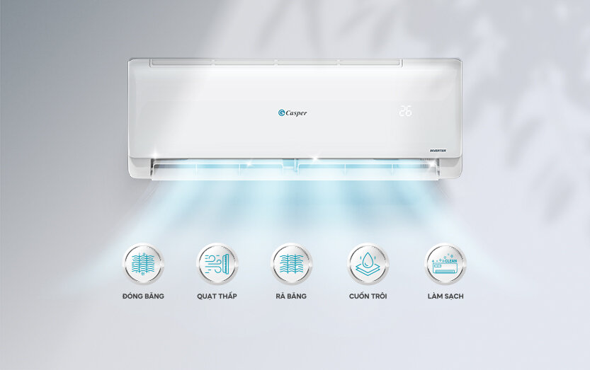 Máy lạnh Casper Inverter 1 HP TC-09IS36