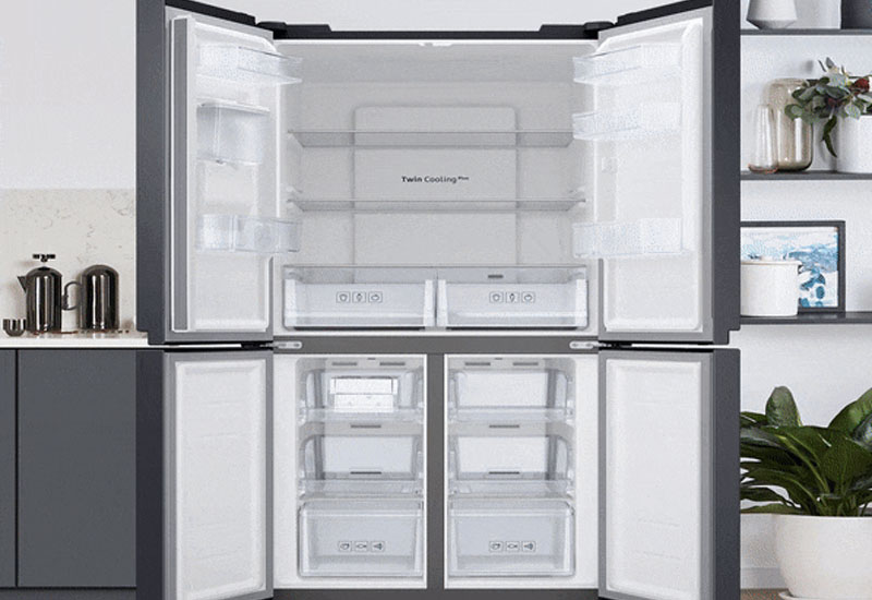 Tủ lạnh Samsung Inverter 488 lít Multi Door RF48A4010B4/SV