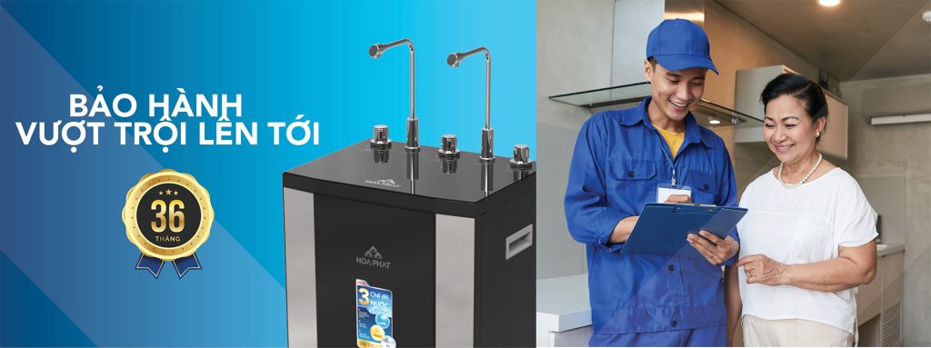 Máy lọc nước RO nóng lạnh Hòa Phát HWBR1A1021