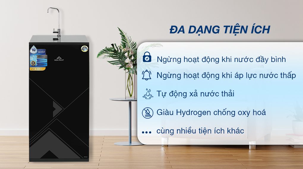 Máy lọc nước RO tủ đứng Hòa Phát HWR1B1022