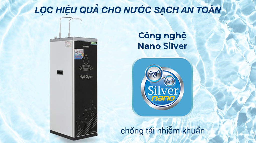 Máy lọc nước Sanaky VH-5020VD nóng nguội 11 lõi