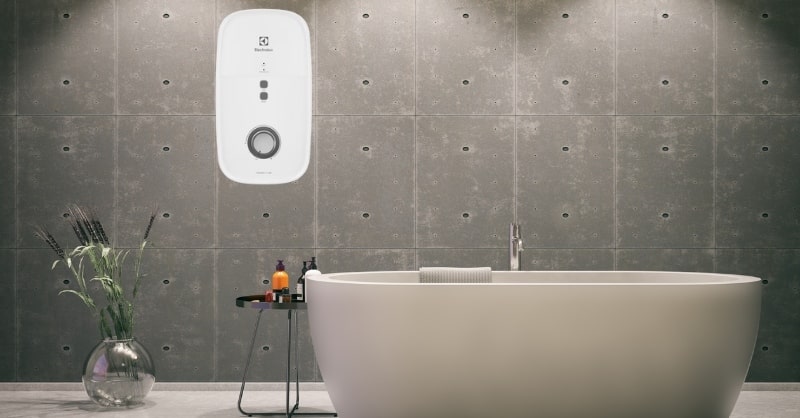 Bình nước nóng Electrolux thiết kế hiện đại, nhỏ gọn phù hợp với mọi không gian