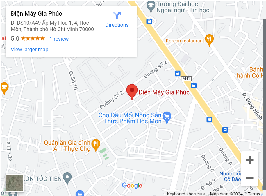 Bản đồ đường đi đến Điện Máy Gia Phúc tại Hồ Chí Minh