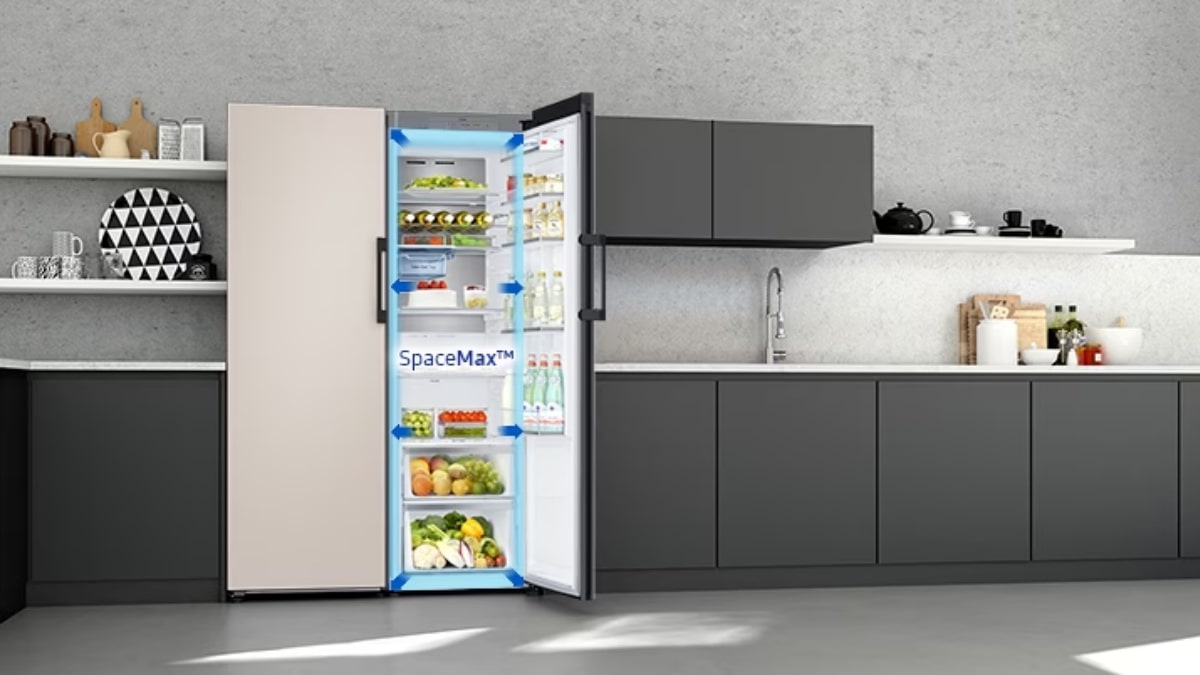 Công nghệ SpaceMax giúp tối ưu điện tích bên trong tủ