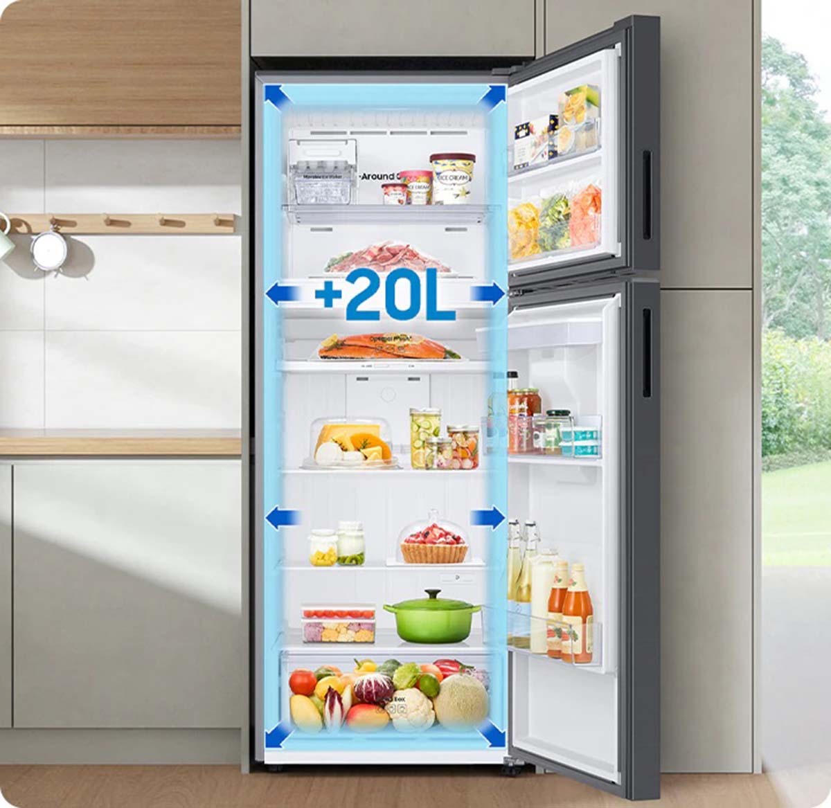 Tủ lạnh Samsung Inverter 382 lít RT38CG6584B1SV