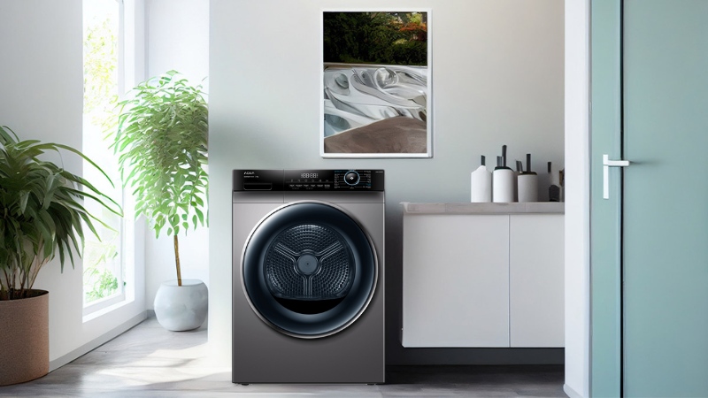 Máy sấy quần áo AQUA sở hữu thiết kế hiện đại