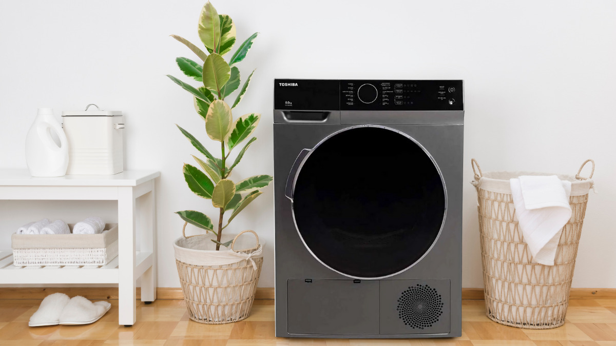 Máy sấy ngưng tụ Toshiba 8 Kg TD-K90MEV(SK) sở hữu thiết kế hiện đại