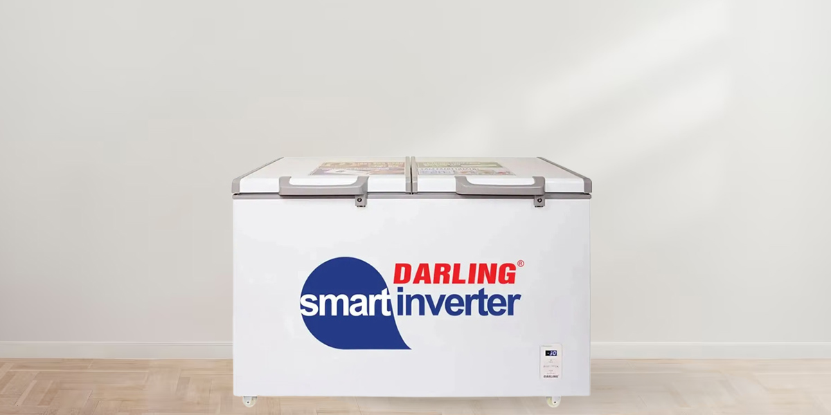 Tủ Đông Mát Darling Inverter 370 Lít DMF-3699WSI-2 có thiết kế tiện nghi