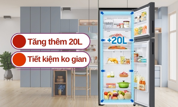 Tủ lạnh Samsung Inverter 406 lít RT42CG6584B1SV