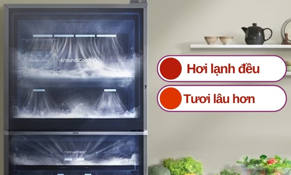 Tủ lạnh Samsung Inverter 406 lít RT42CG6584B1SV