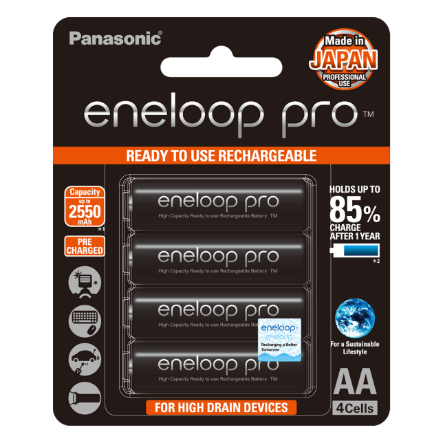 Pin sạc Panasonic eneloop và eneloop pro chính hãng