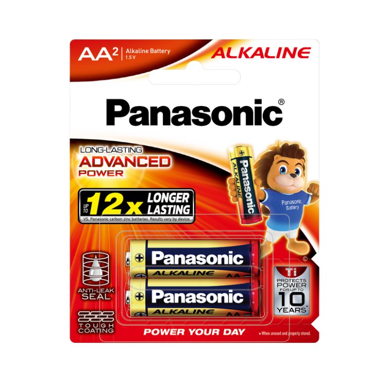 Pin Panasonic AA Alkaline cho siêu thị mini cửa hàng tiện ích