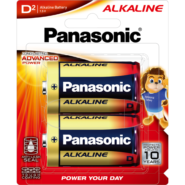 Pin Panasonic Alkaline LR20T 2B chính hãng