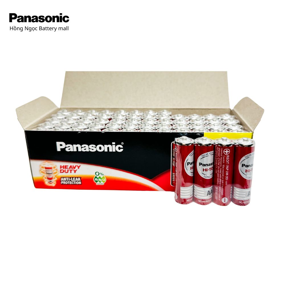 Hộp 60 viên pin AA Panasonic đỏ