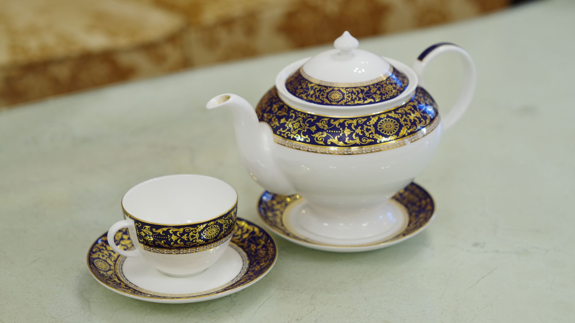 Bộ ấm trà đẹp dùng trong không gian thưởng trà thư giãn tại nhà
