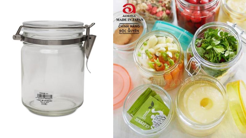 hu thuy tinh nap kep co dien kieu dang sang trong va chac chan