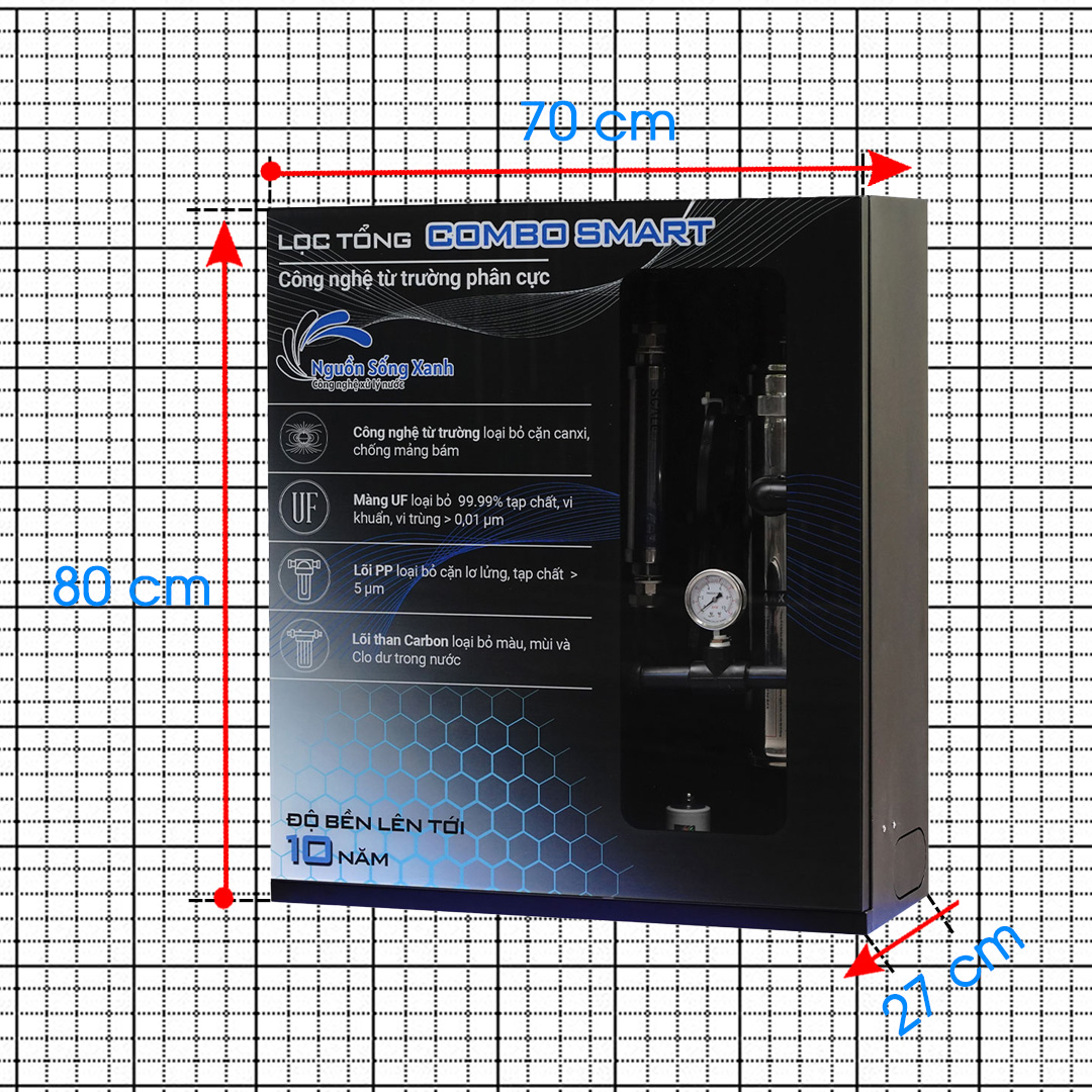 Bộ lọc tổng Combo Smart của Nguồn Sống Xanh