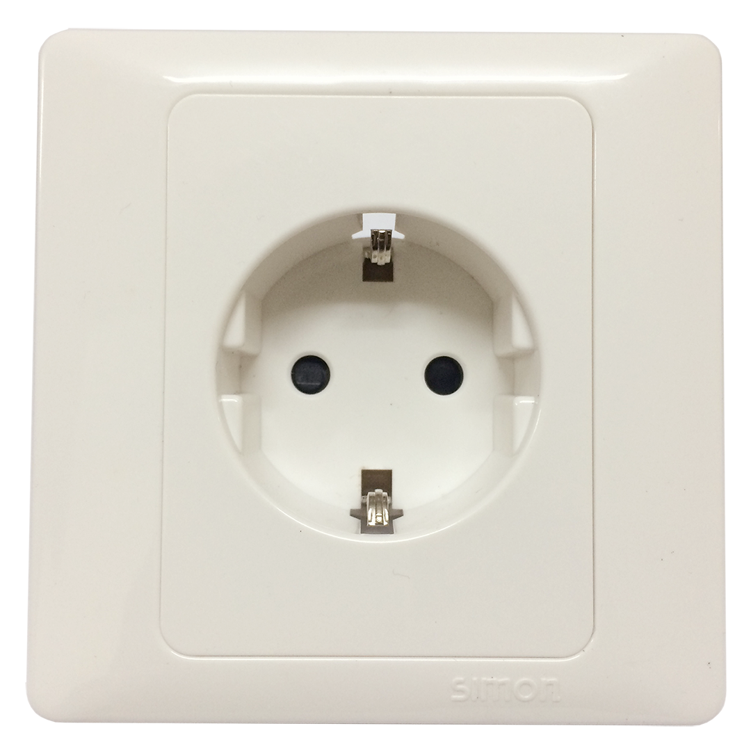 noi ban o cam schuko co chan tiep dia simon S50 51687