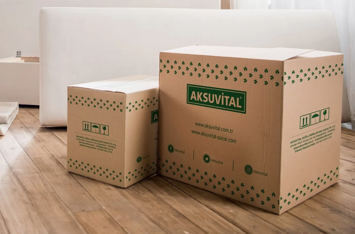 Thùng carton sóng dán nắp 2 đầu