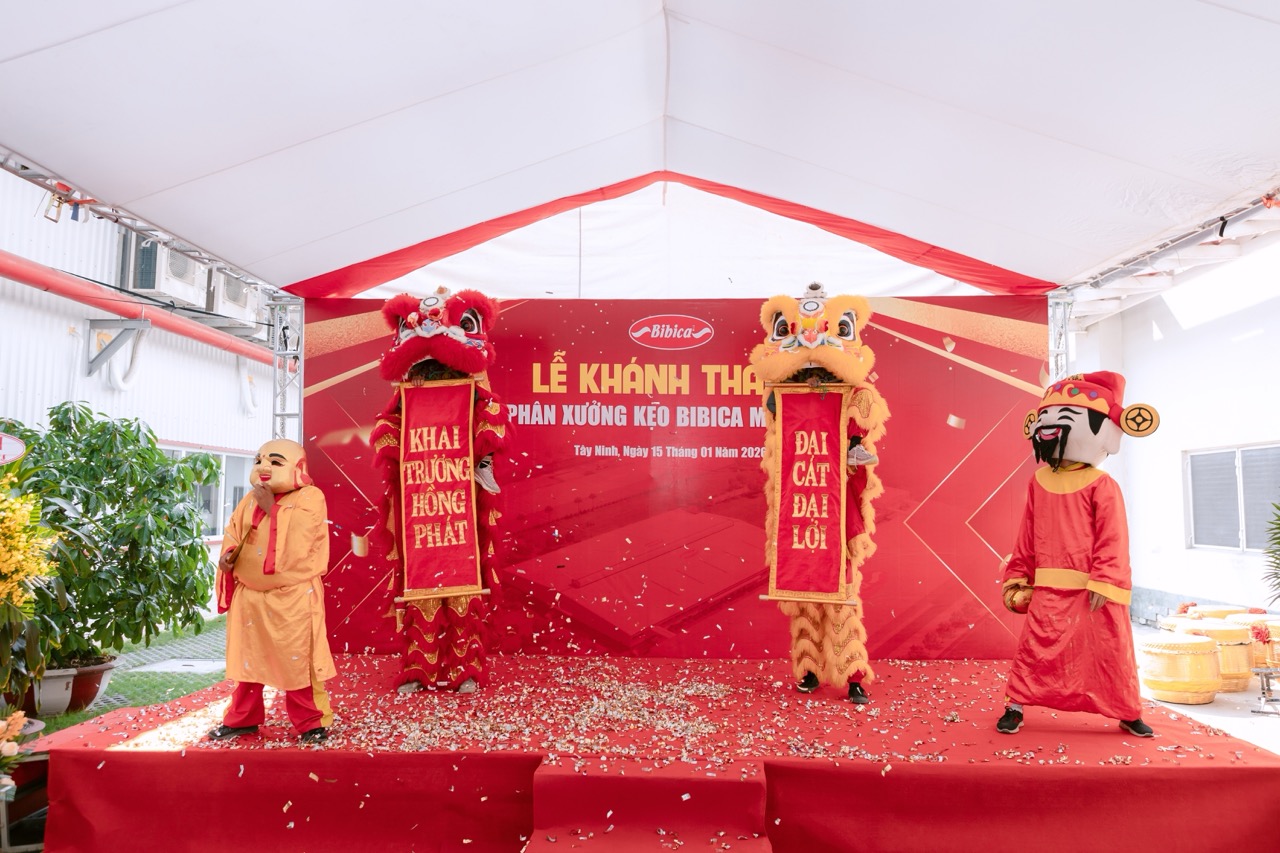 Lễ khánh thành Phân xưởng kẹo Bibica Miền Tây