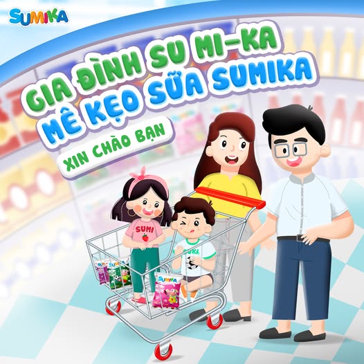 Kẹo sữa Sumika đồng hành bên gia đình Việt cùng thông điệp đầy nhân văn