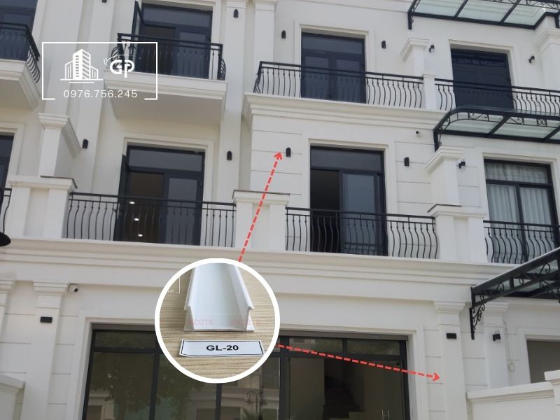 Nẹp nhựa GL20 cung cấp cho dự án Vinhomes Ocean Park