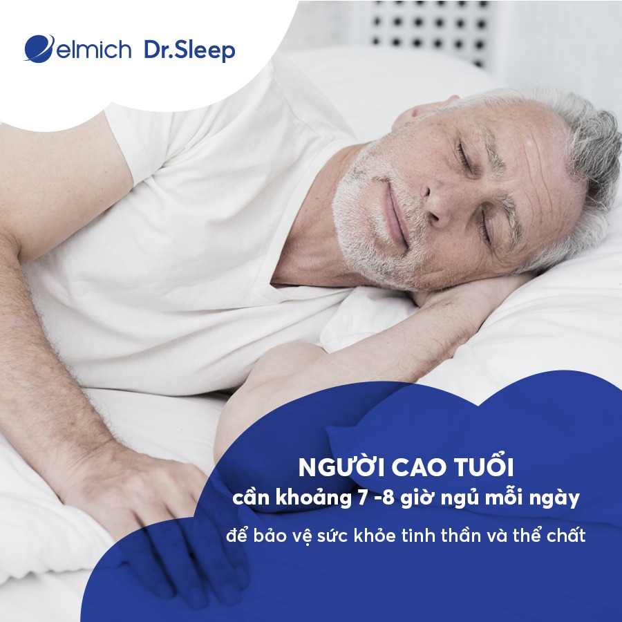 người cao tuổi vẫn cần 7 đến 8 tiếng ngủ mỗi ngày