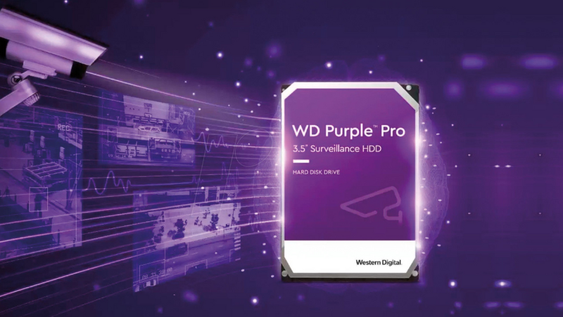 Ổ cứng WD Purple là sản phẩm chuyên dụng cho hệ thống camera giám sát