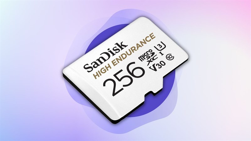 SanDisk Endurance chuyên cho camera giám sát và camera hành trình