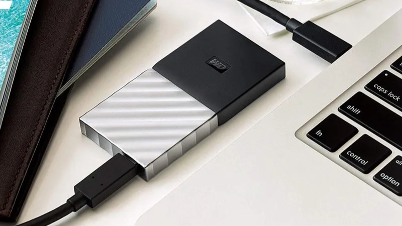 Ổ cứng di động SSD Western Digital My Passport 256GB 515MB/s WDBK3E2560PSL-WESN