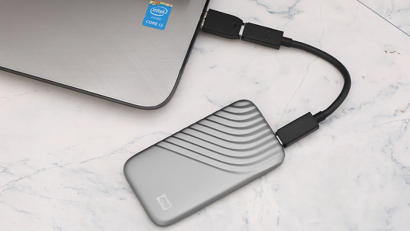 Ổ cứng di động SSD Western Digital My Passport 1TB 1050MB/s WDBAGF0010BGY-WESN