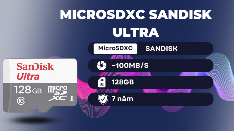 Thẻ nhớ MicroSD Samsung EVO Plus 128GB Class 10 U3 130MB/s MB-MC128KA/APC