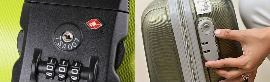 Khóa TSA và khóa số thường