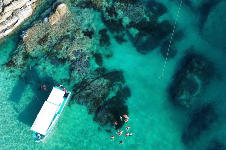 Vui chơi tại Cù lao Mái Nhà