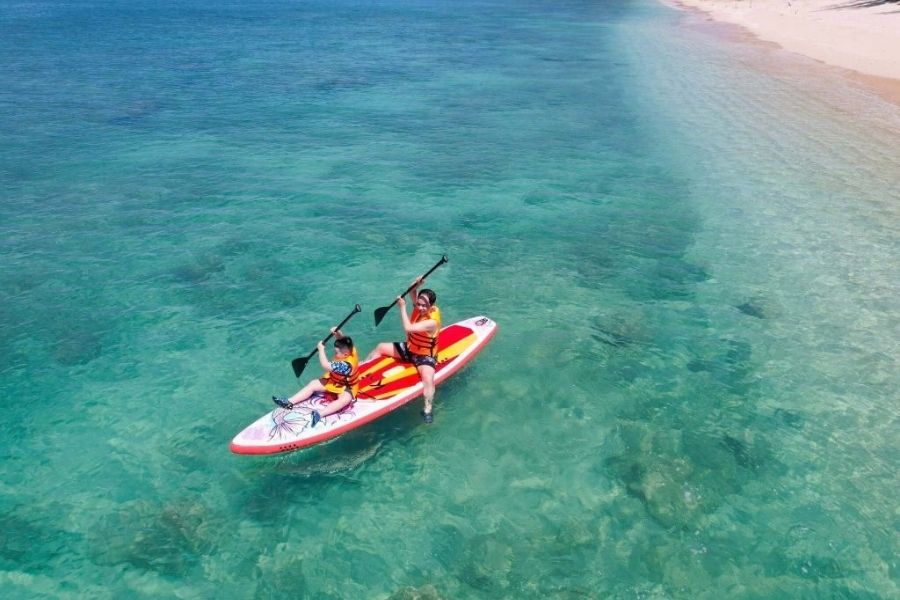 Vui chơi tại Cù lao Mái Nhà