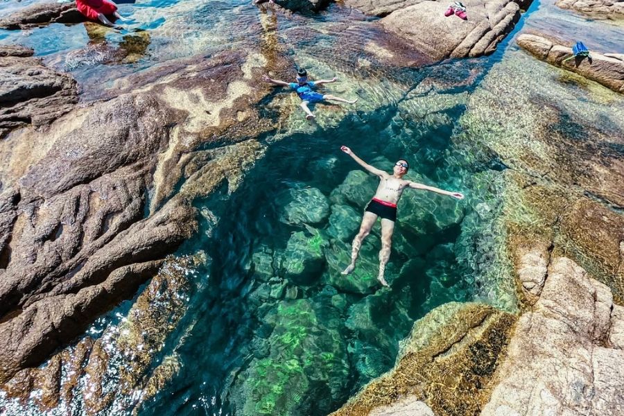 Vui chơi tại Cù lao Mái Nhà