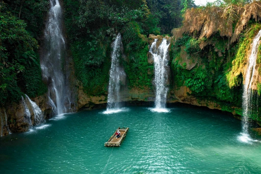 Chiêm ngưỡng thác nước Chiềng Khoa - Mộc Châu