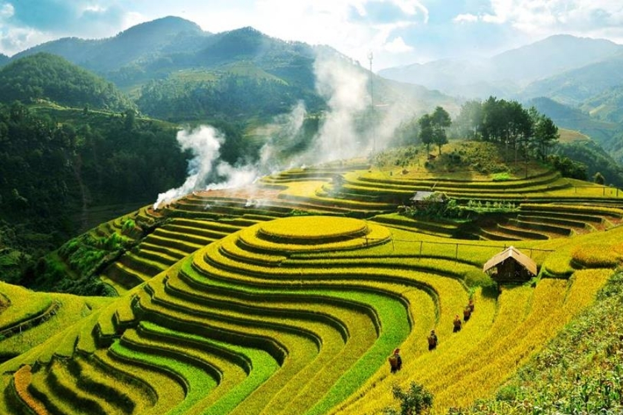 Khung cảnh ruộng bậc thang Mai Châu - Hòa Bình