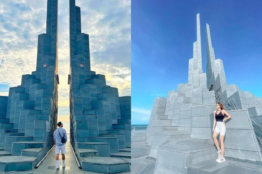 Check-in tại tháp Nghinh Phong