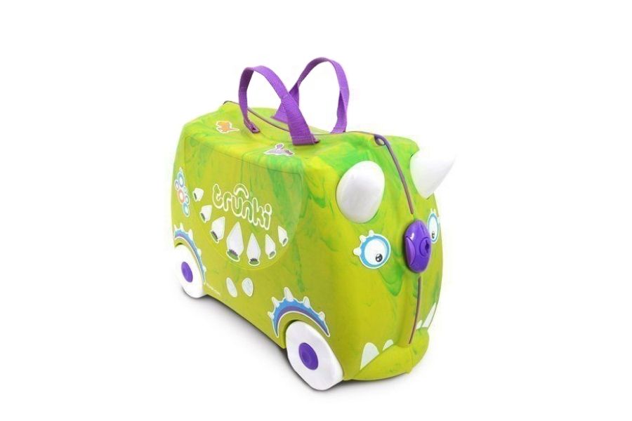 Vali kéo ngồi được hình khủng long cho bé trai