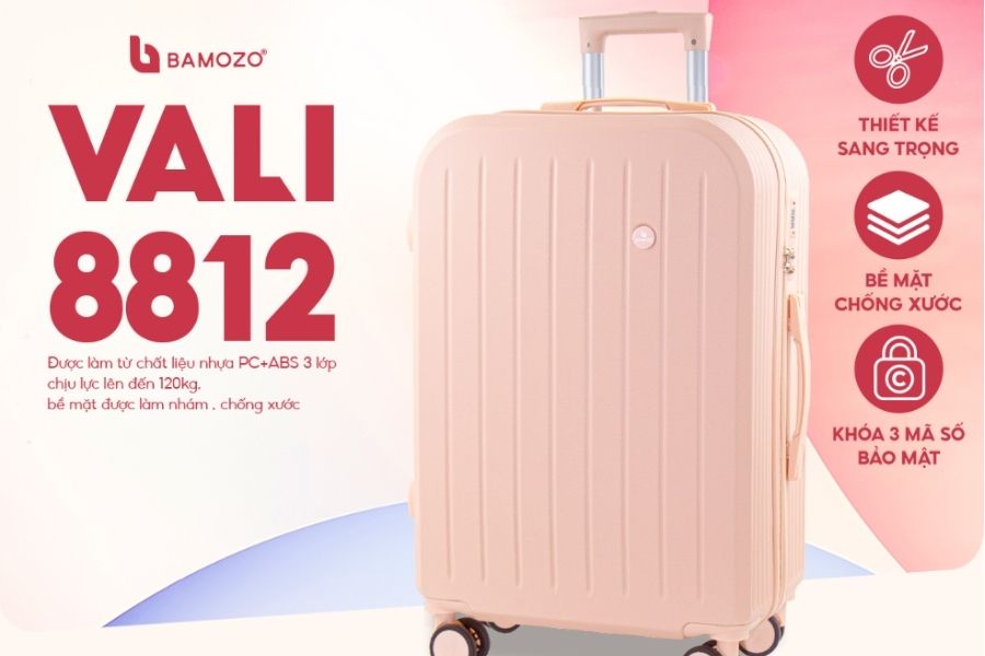Vali cabin size 20 inch Bamozo 8812C