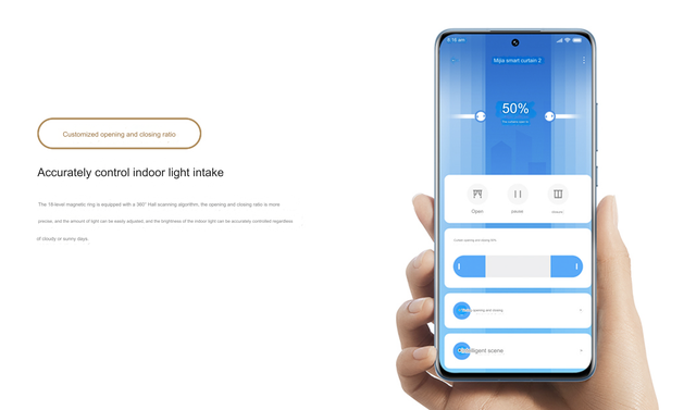 rèm cửa thông minh Mijia Smart Curtain 2