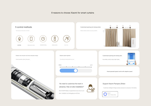 rèm cửa thông minh Mijia Smart Curtain 2