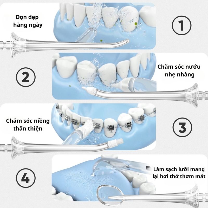 tăm nước xiaomi, máy tăm nước